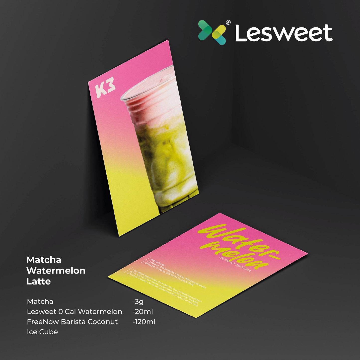 Lesweet 0 Cal Original Watermelon Syrup