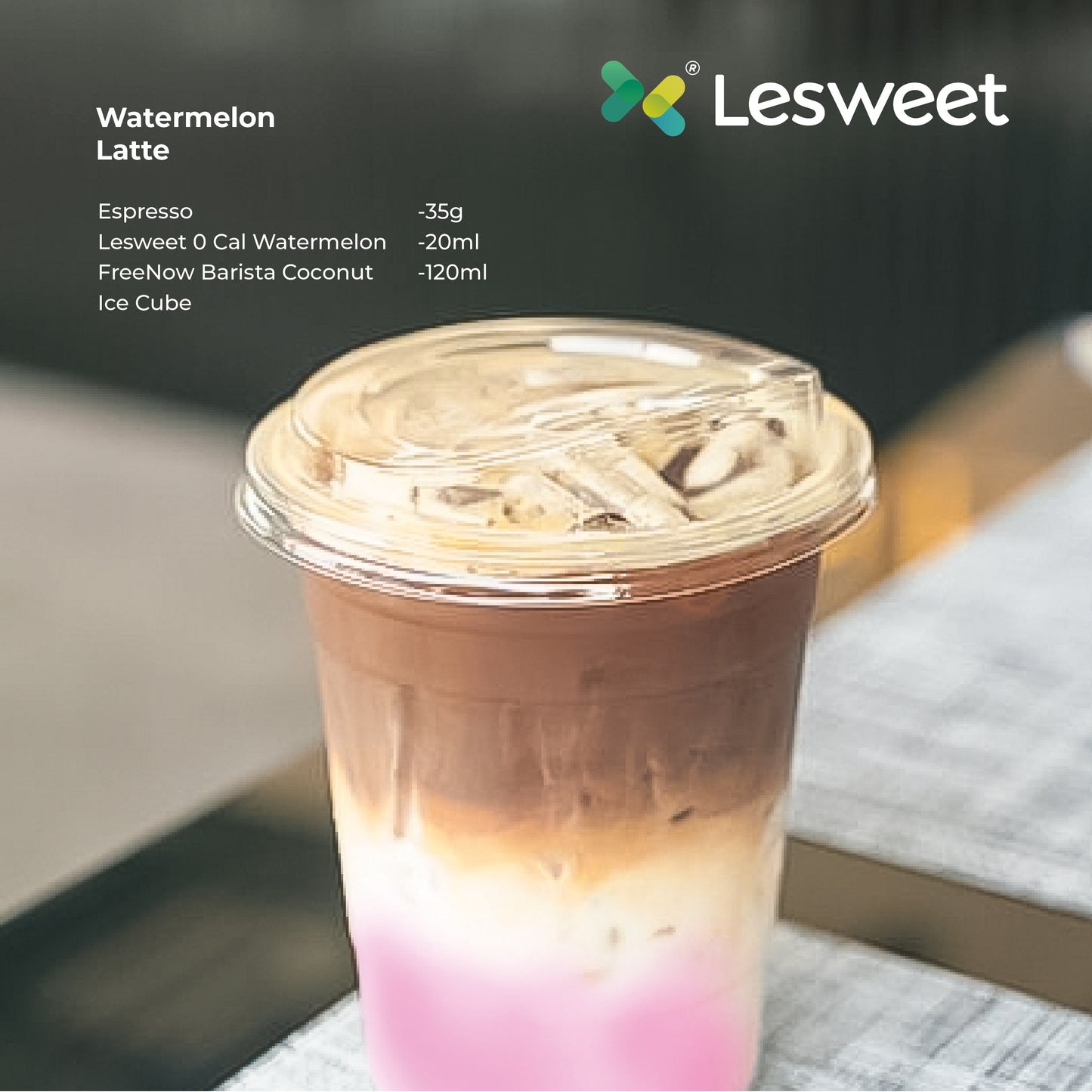 Lesweet 0 Cal Original Watermelon Syrup