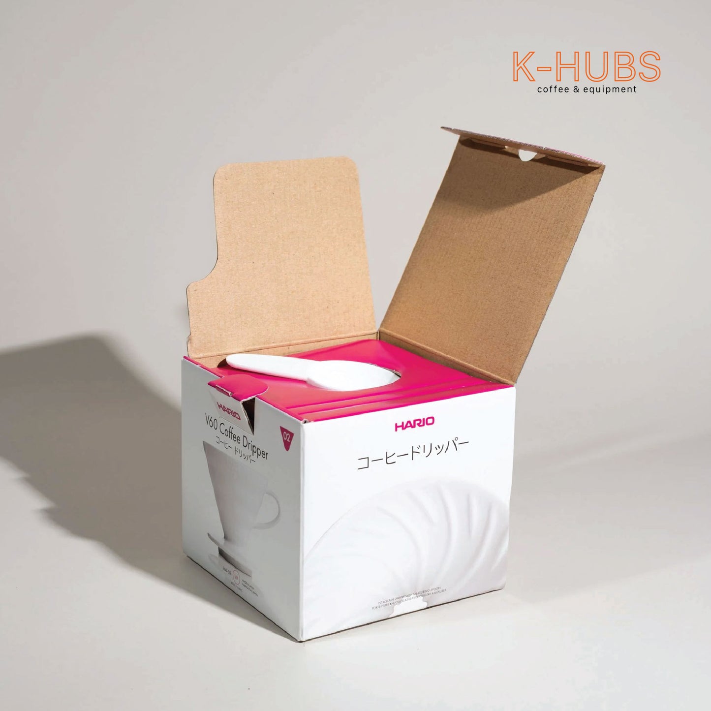 HARIO V60 Dripper White & Red