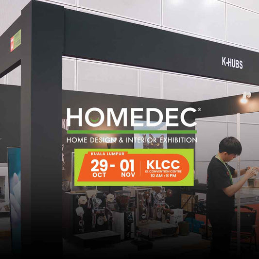 Your Home. Your Coffee Corner. K-Hubs at HOMEDEC 2026.