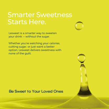 Lesweet Zero Calories Seasalt Caramel Flavor Syrup 1L Halal