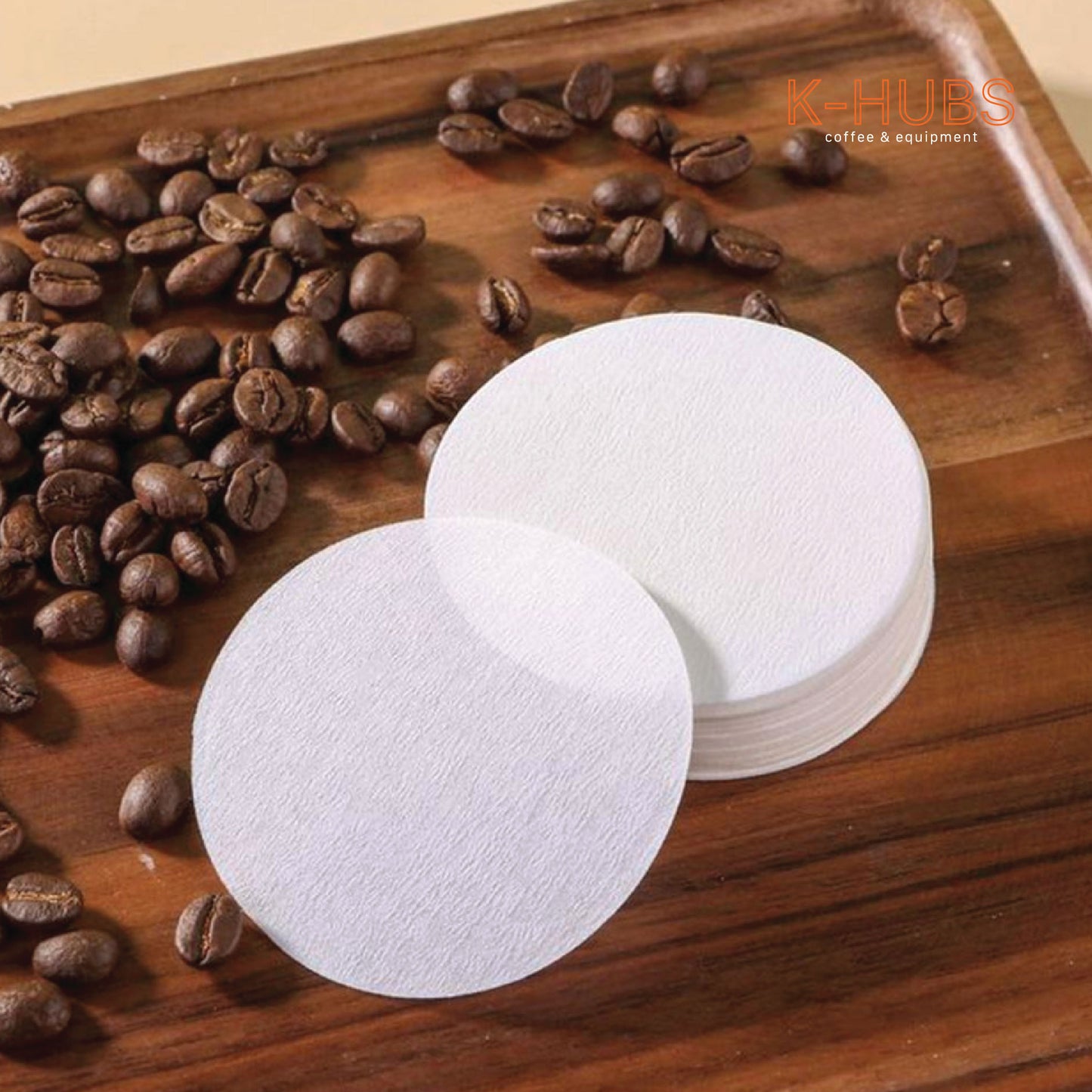 Tiamo Coffee paper filter round shape No.9-68MM