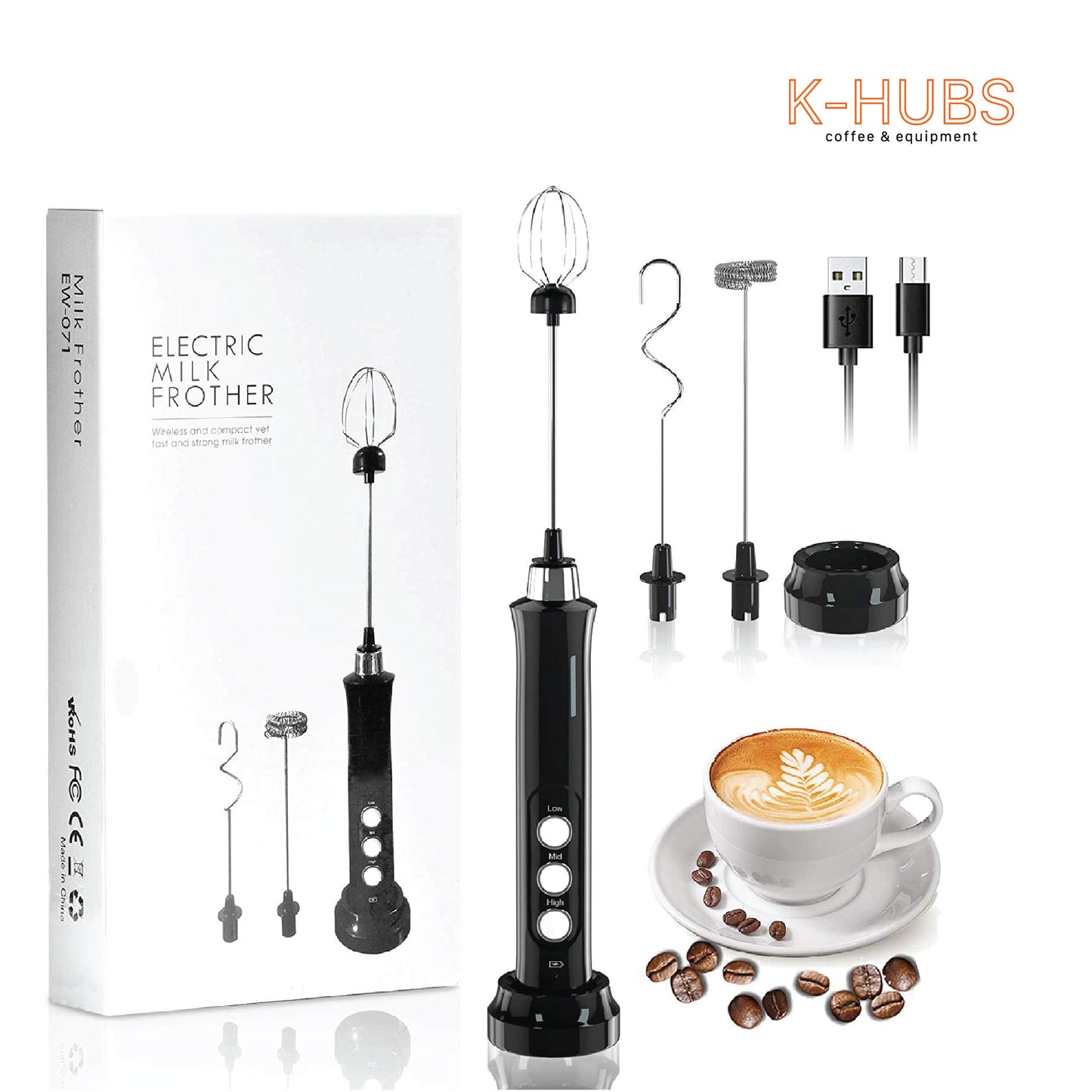Electric Milk Frother 3 In 1