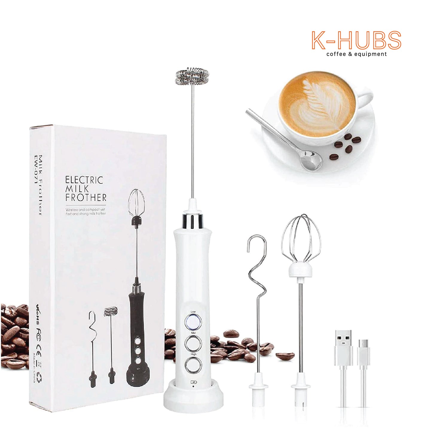Electric Milk Frother 3 In 1