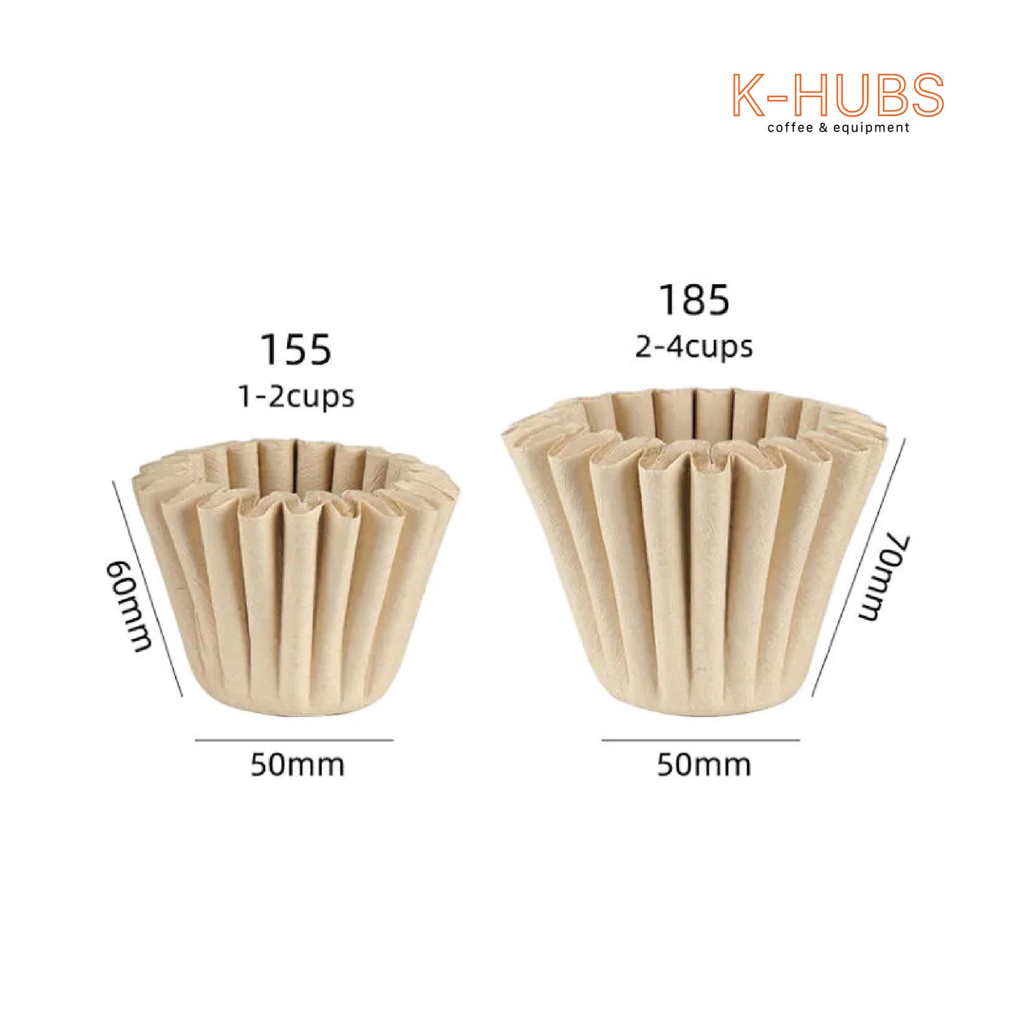 Tiamo Cake Type Filter  (HG3253)  1-2 CUPS
