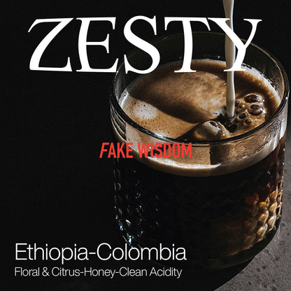 Fake Wisdom - Zesty Medium Roasted Coffee Beans