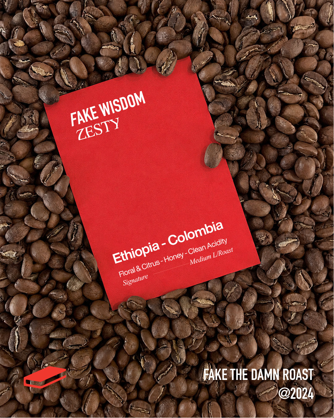 Fake Wisdom - Zesty Medium Roasted Coffee Beans