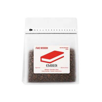 Fake Wisdom - Ember Medium Roasted Coffee Beans