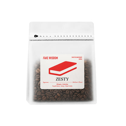 Fake Wisdom - Zesty Medium Roasted Coffee Beans