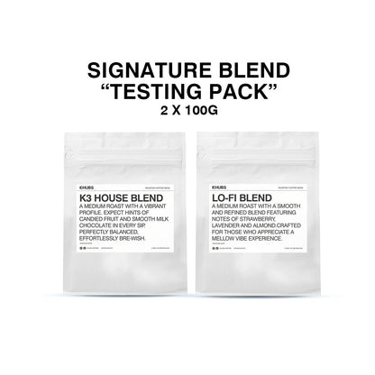 K3 Bean Testing Pack - Signature Blend 2 Packs