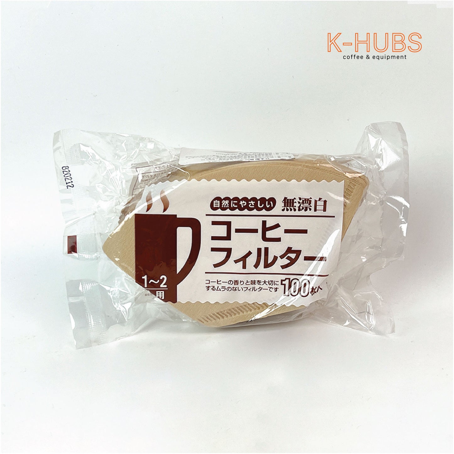 Kanae Shiko Filter Paper (TRAPEZOID) unbleached 1-2 Cups