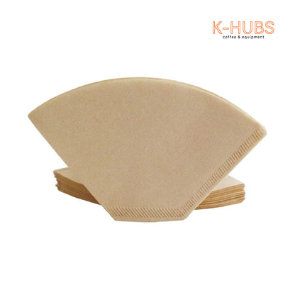 Kanae Shiko Filter Paper (TRAPEZOID) unbleached 1-2 Cups