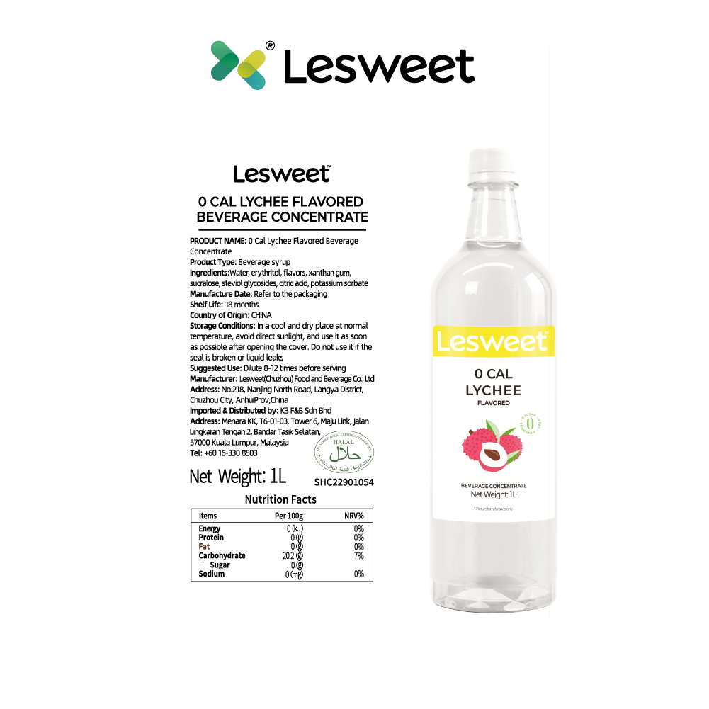 Lesweet 0 Cal Lychee Syrup