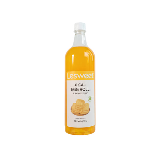 Lesweet 0 Cal Egg Roll Flavor Syrup 1L Halal