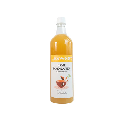 Lesweet 0 Cal Masala Tea Flavor Syrup 1L Halal