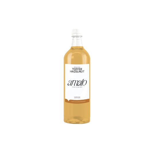 Amato Toffee Hazelnut Flavored Syrup 1L Halal