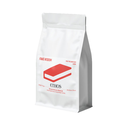 Fake Wisdom - Ethos Medium Roast Coffee Beans 250g